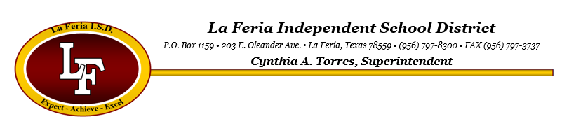 LA FERIA ISD Logo